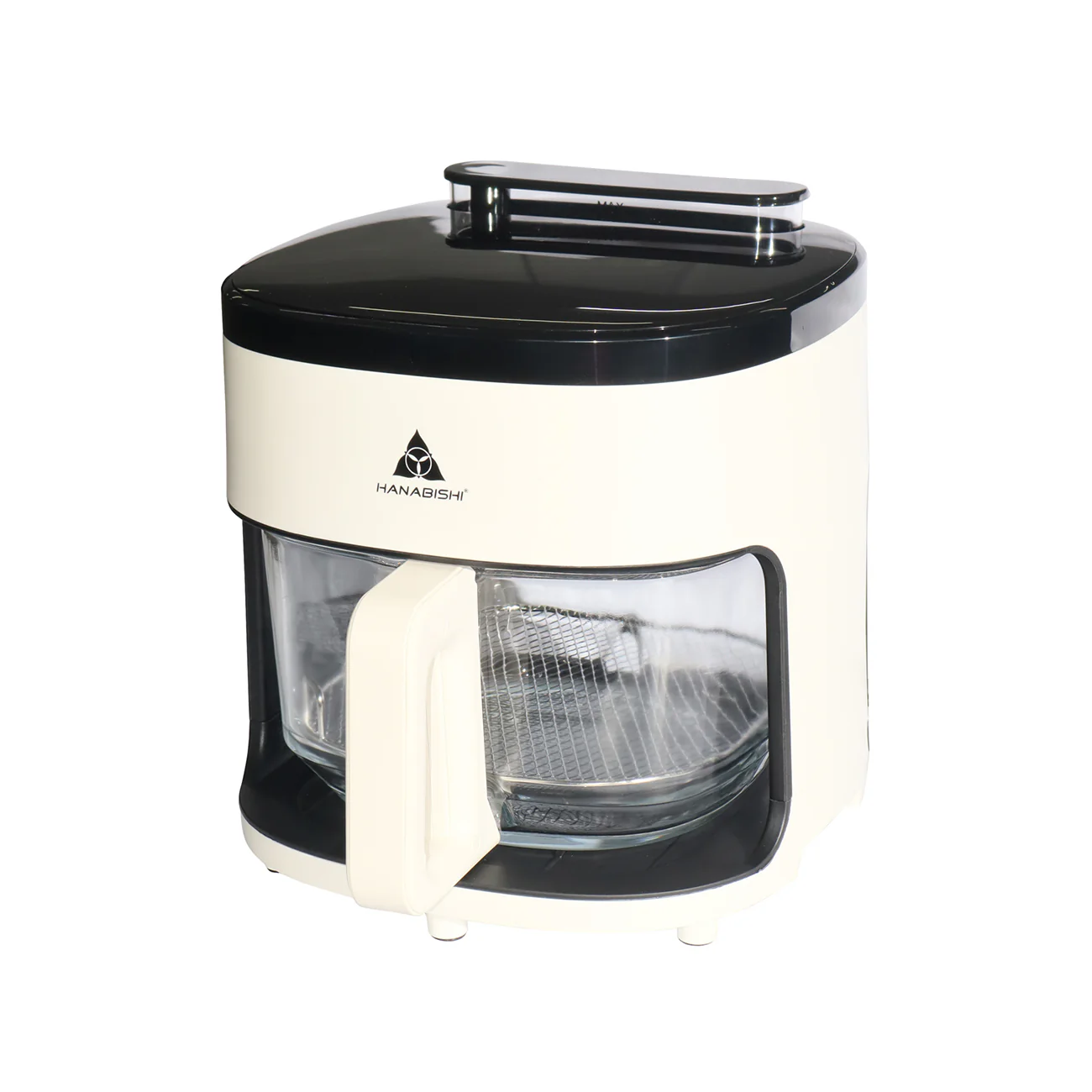 Hanabishi Glass Air Fryer with Steam function HAFRYER42GLDIGSTMR - Image 3