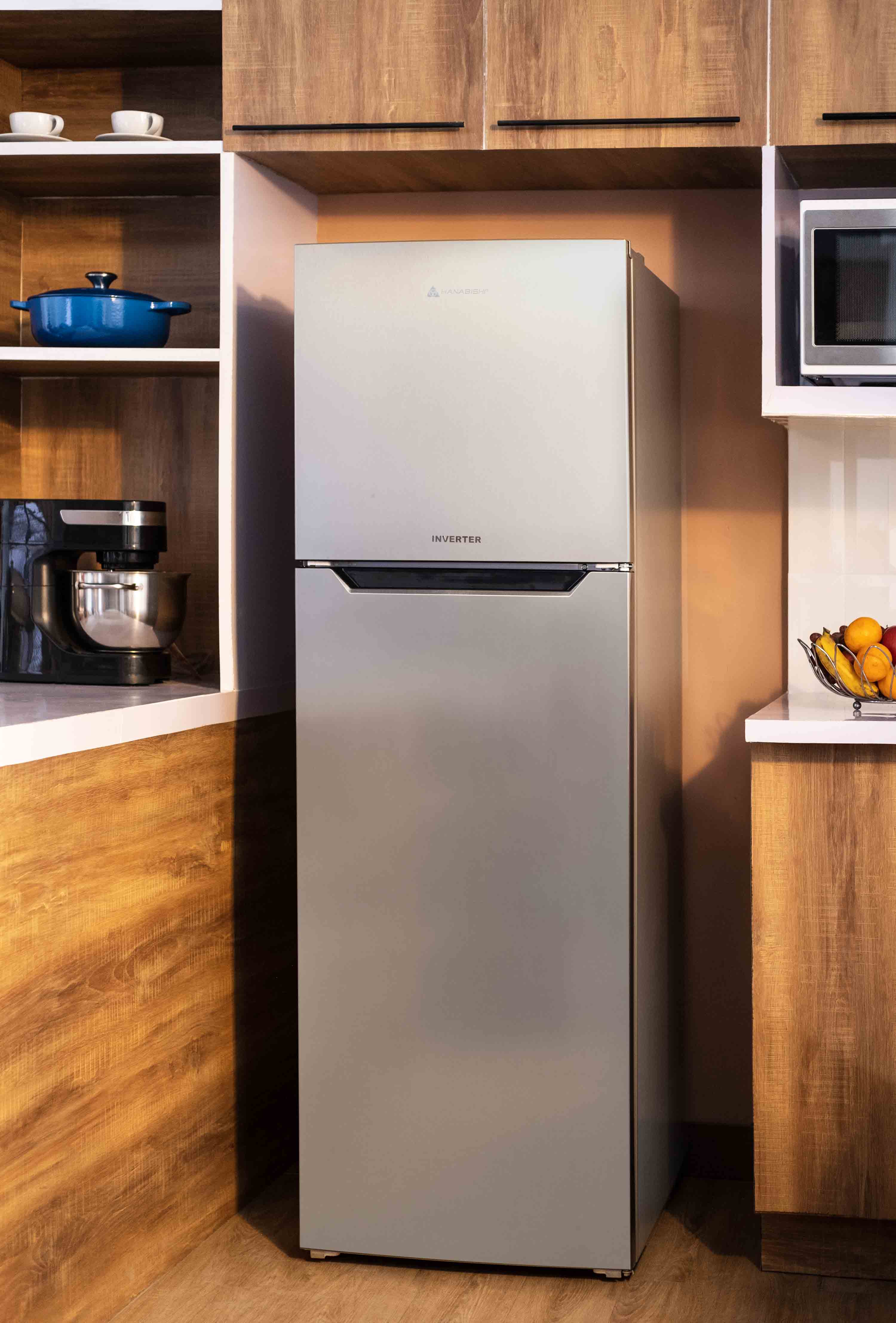 Hanabishi  Double Door No Frost Inverter Refrigerator 12.8CUFT HADDREF128SSINV - Image 4