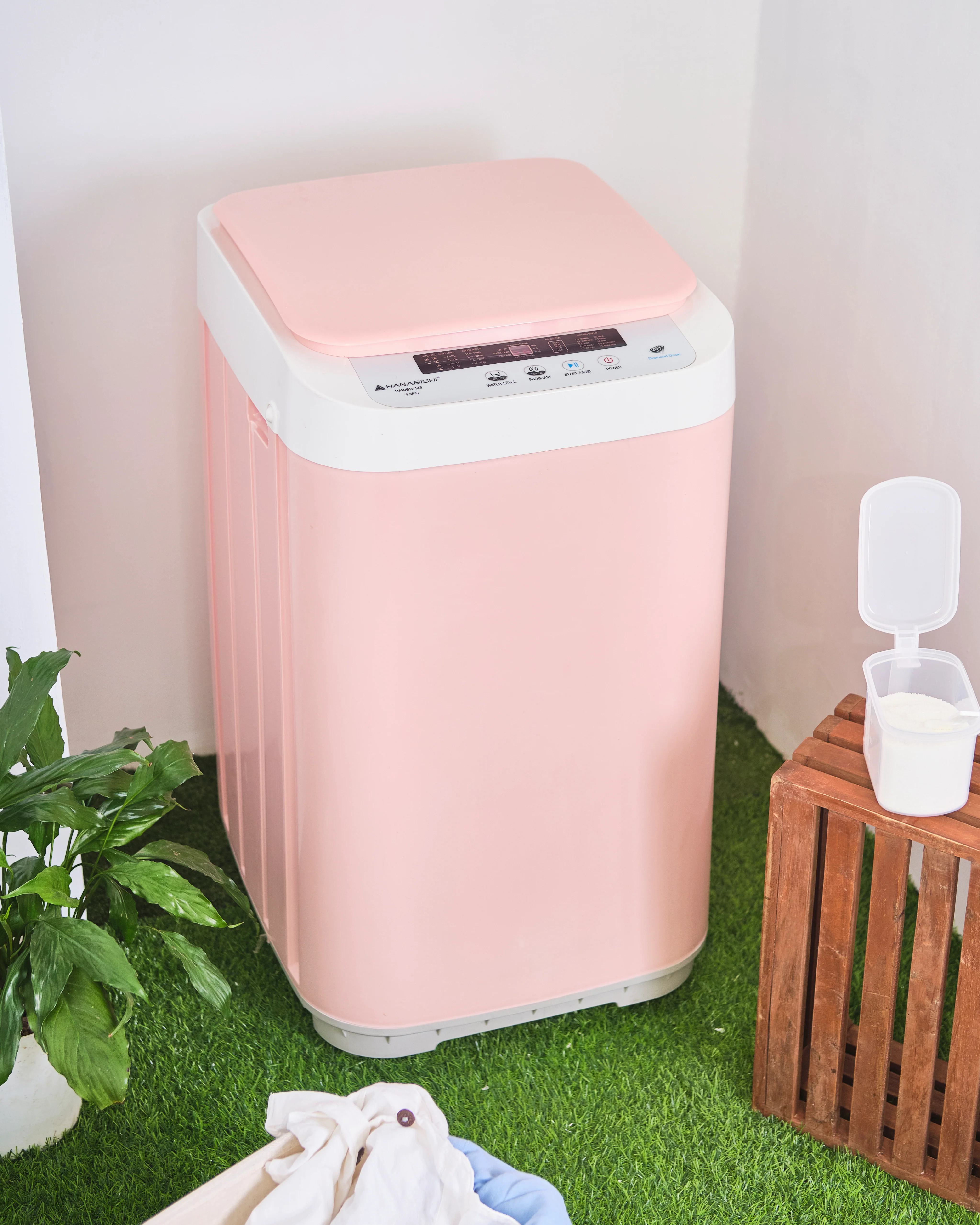 Hanabishi Fully Automatic Washing Machine 4.5KG capacity HAWBD145 - Image 3