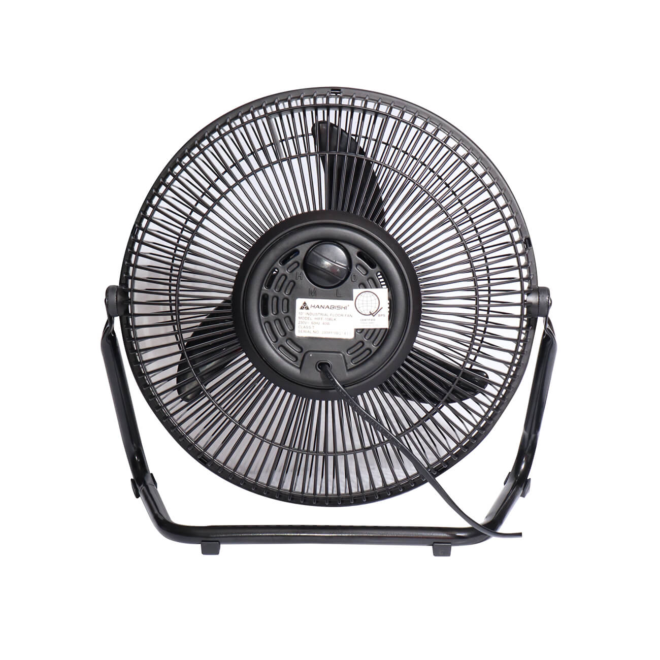 Hanabishi Industrial Floor Fan 10" HIFF10BLK - Image 3
