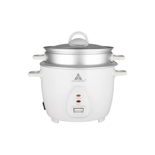 Hanabishi Pearl White Aesthetic Rice Cooker (available in 4 sizes) White Series - Image 3