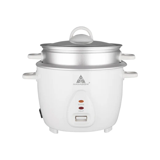 Hanabishi Pearl White Aesthetic Rice Cooker (available in 4 sizes) White Series - Image 4