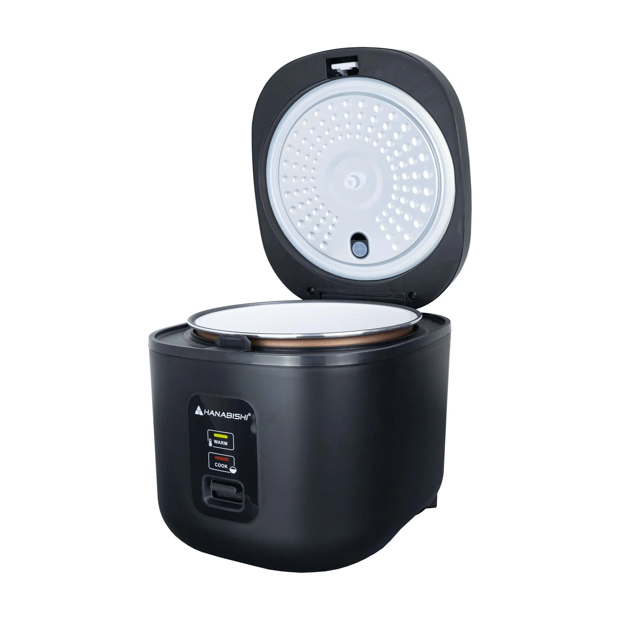 Hanabishi Square Rice Cooker available in 2 sizes HSQRC Color Black - Image 2