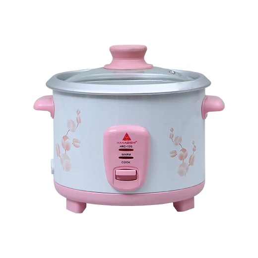 Hanabishi Pink Rice Cookers With Glass Cover HRCG - Image 3